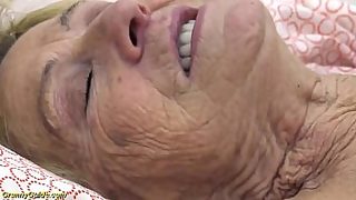 Granny 90 cumshot